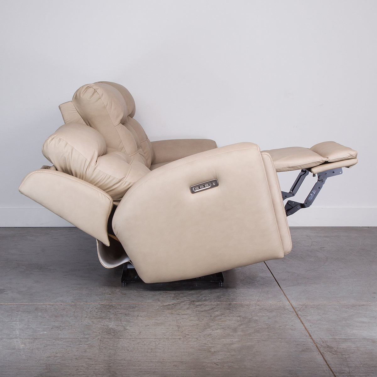REEVES POWER SOFA WITH POWER HEADREST AND LUMBAR