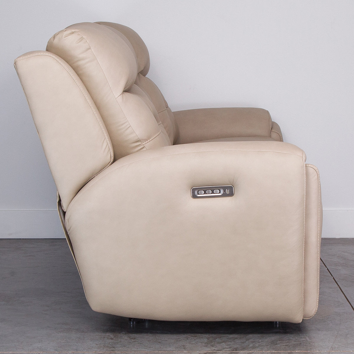 REEVES POWER SOFA WITH POWER HEADREST AND LUMBAR