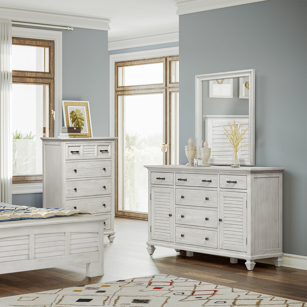SURFSIDE 6 DRW/2 DR DRESSER