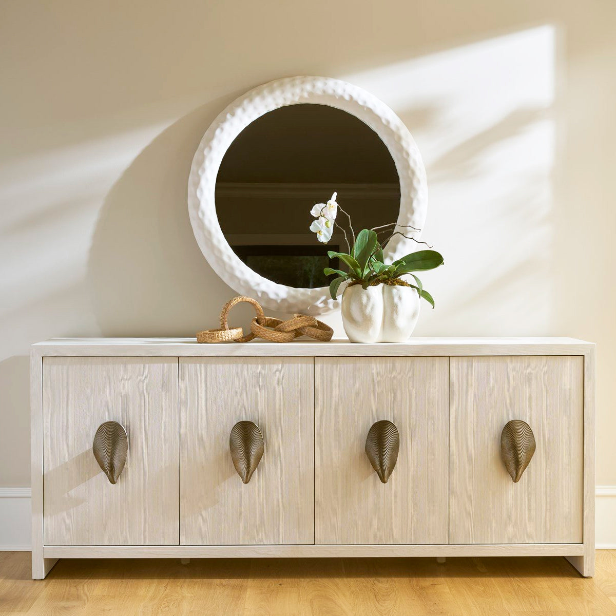 Oasis White Coral Mirror