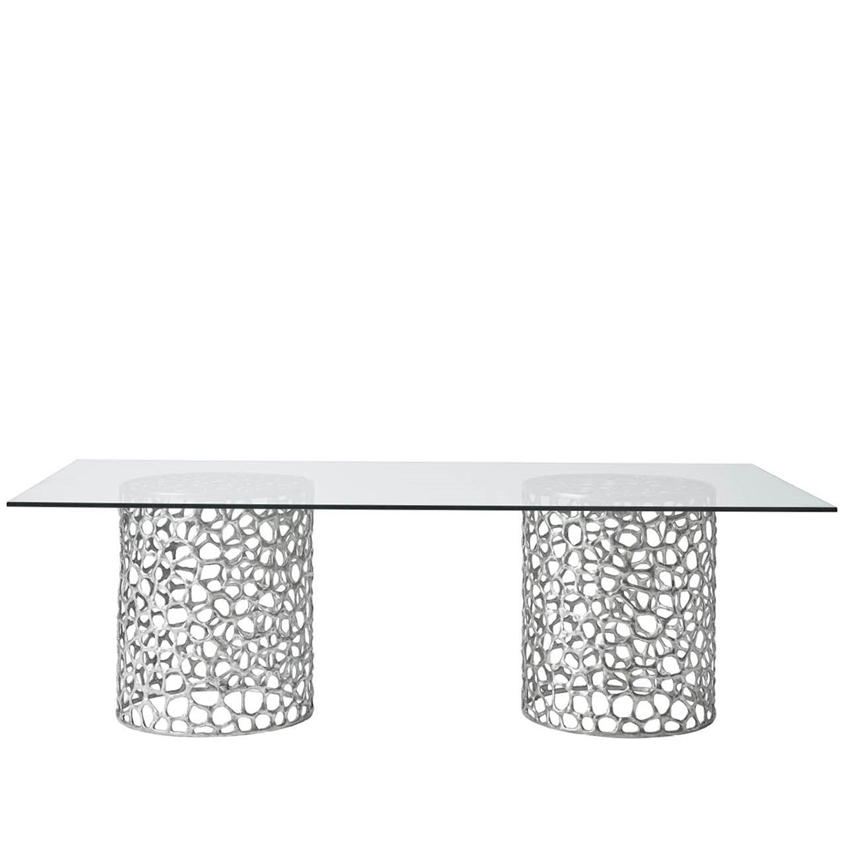 OASIS NKL CORAL GLASS TABLE