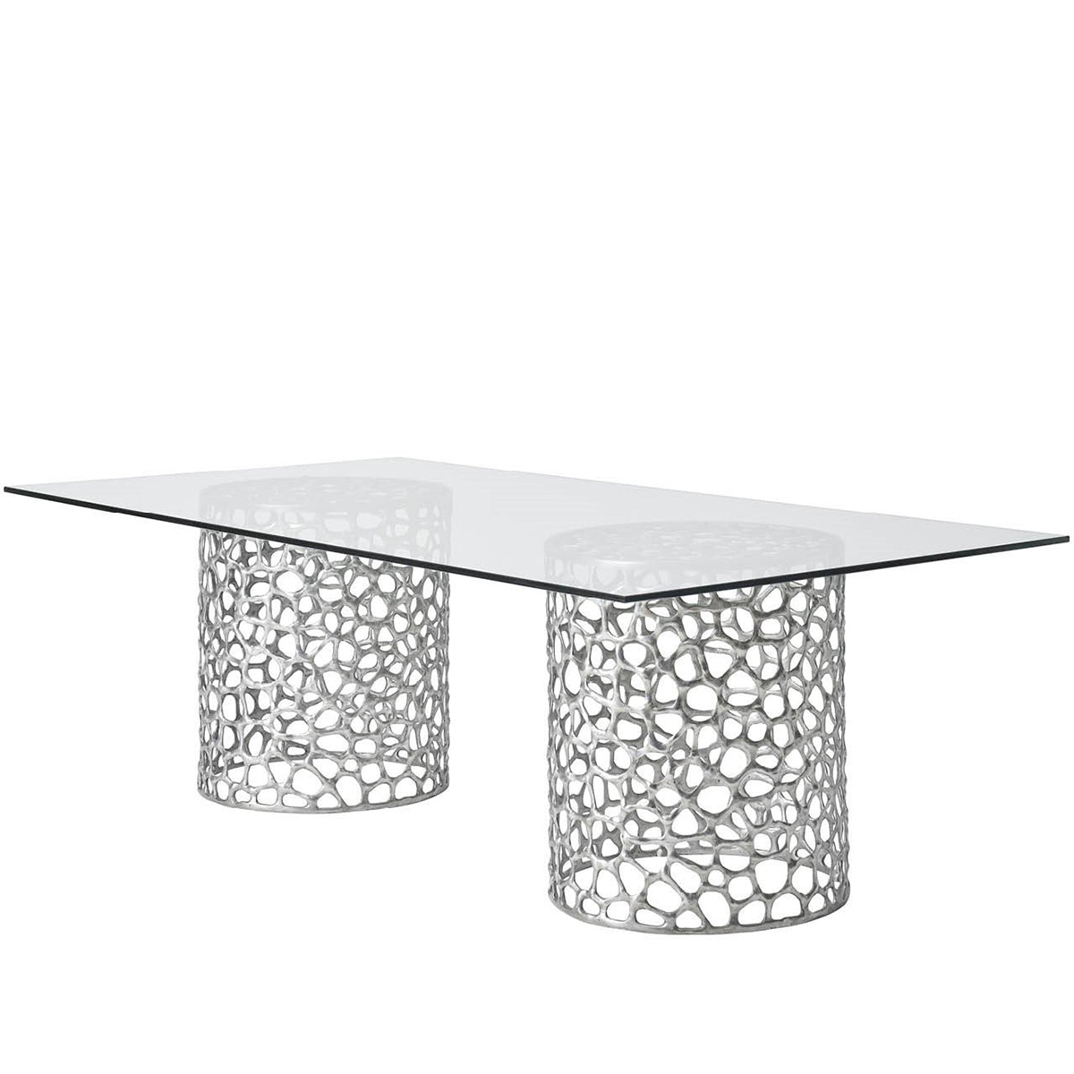 OASIS NKL CORAL GLASS TABLE