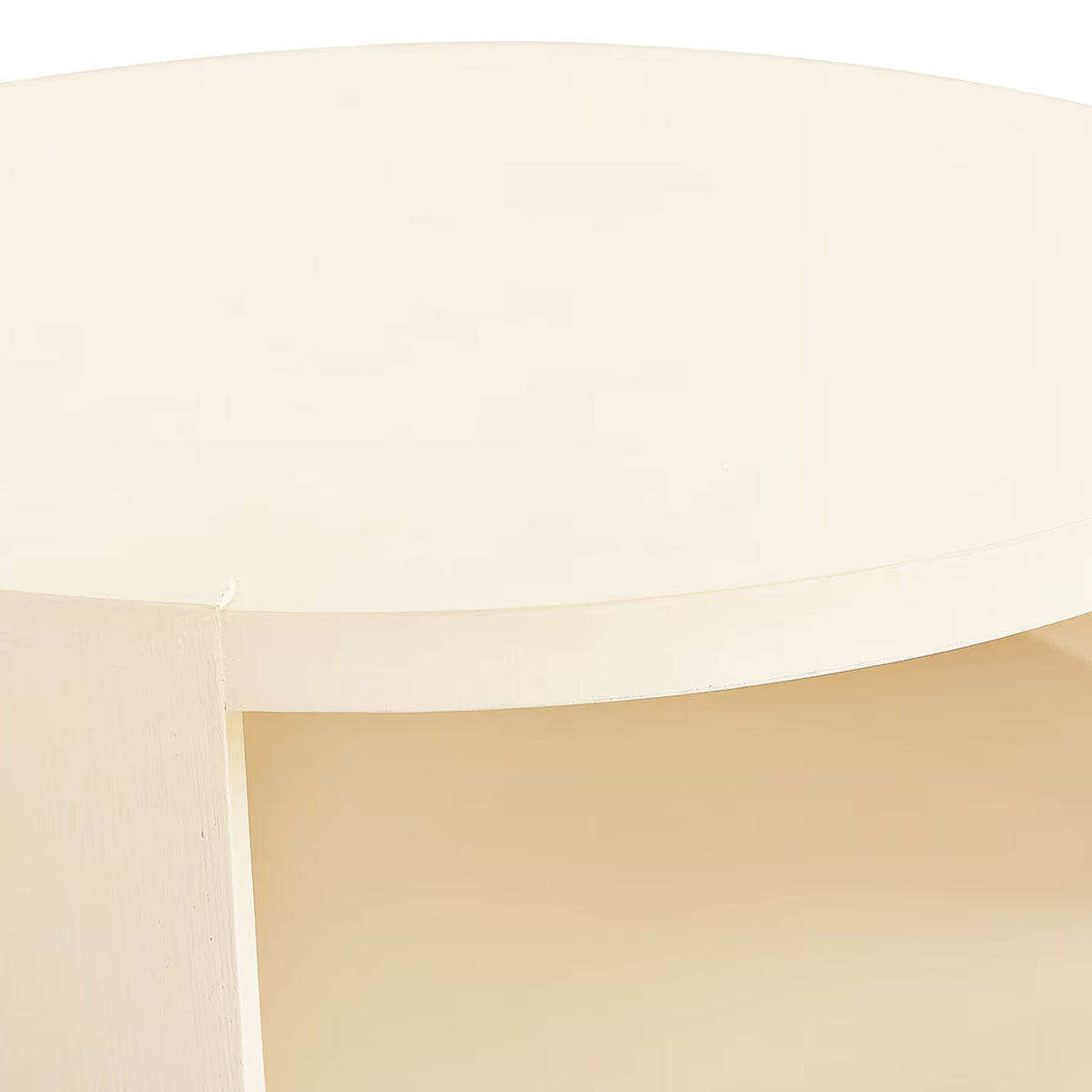 NEWBURY WHT ROUND BEDSIDE TBL