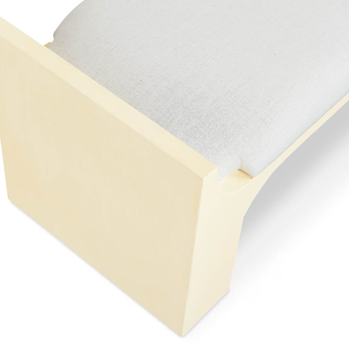 Newbury White Bed Bench With Cush