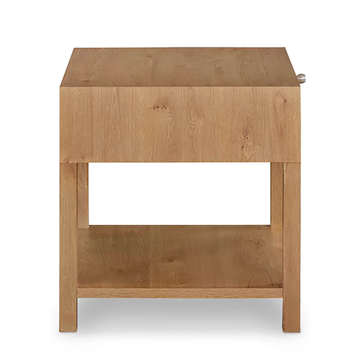 NEWBURY NAT RIBBED END TABLE