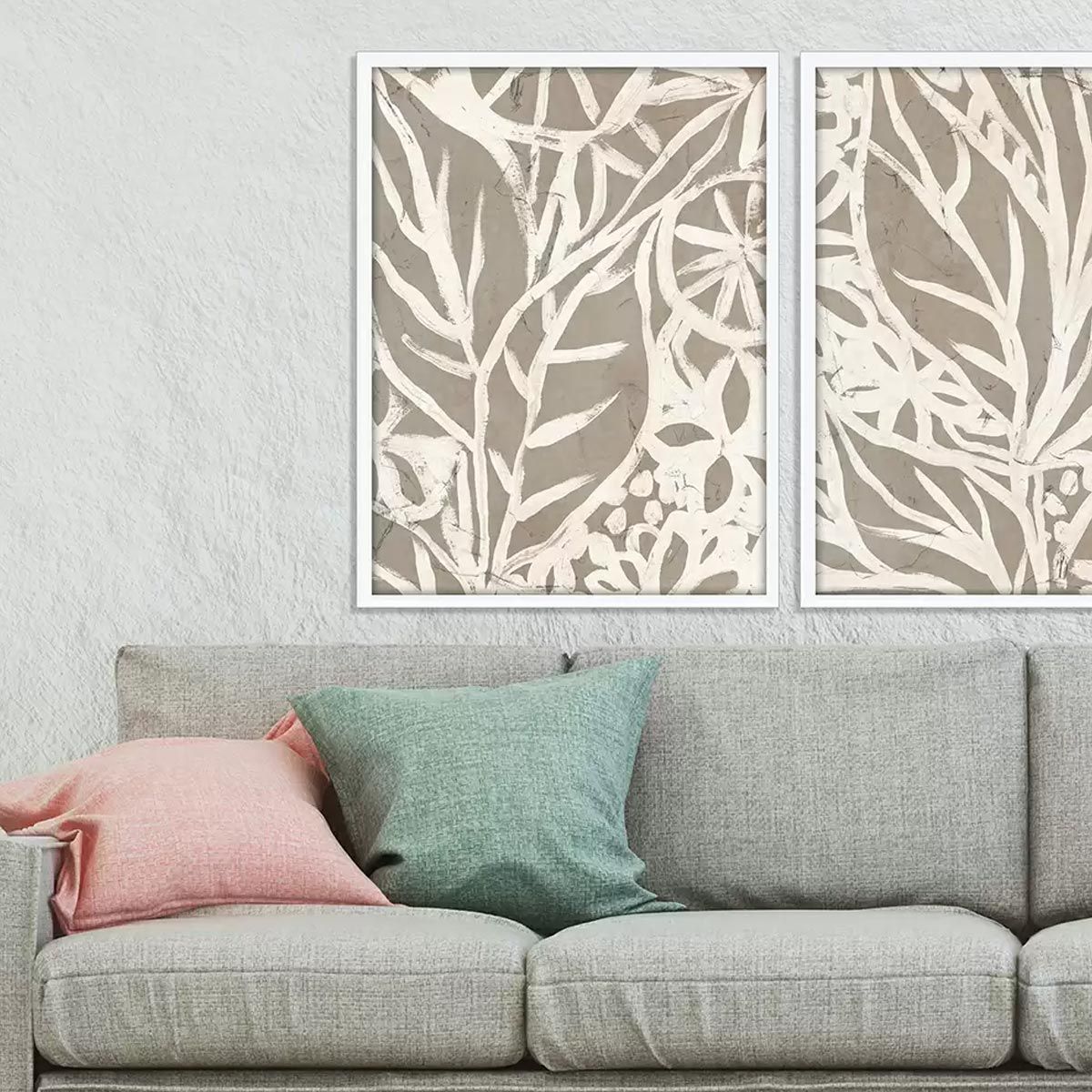 MUDCLOTH FOLIAGE I ART