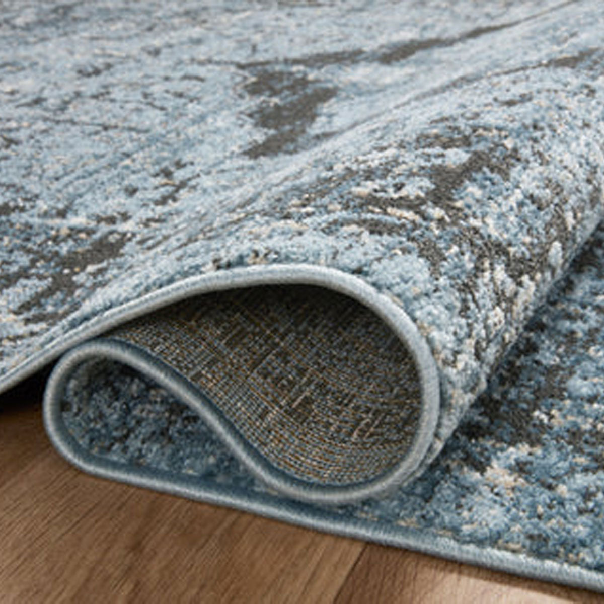ODETTE 8 SKY/CHARCOAL 5'3X7'9 RUG