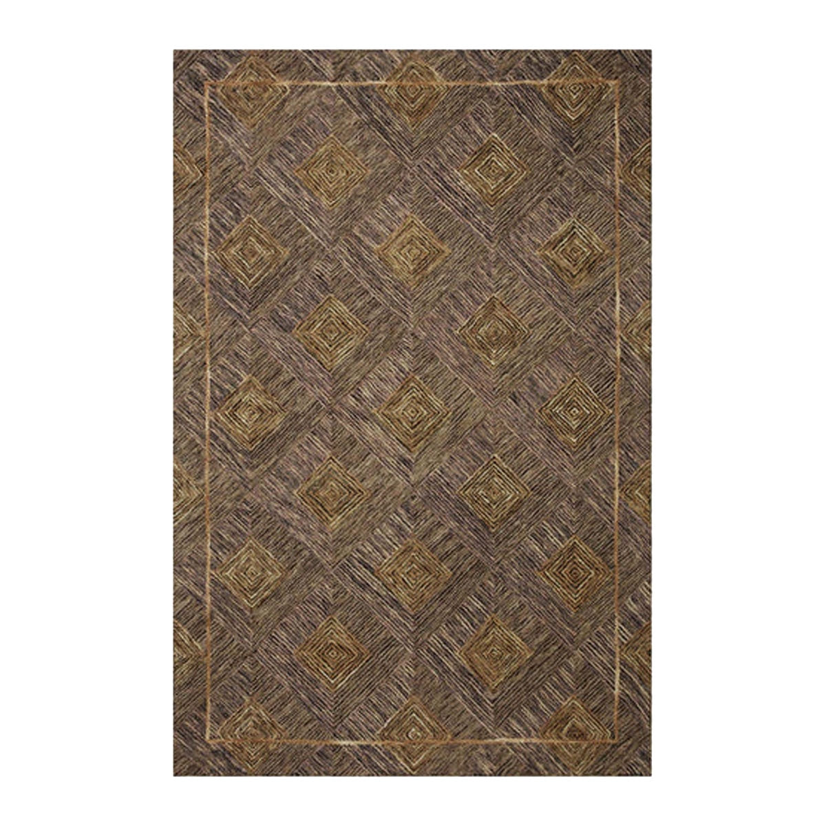 VARENA 04 PLUM/GOLD 5X7'6 RUG