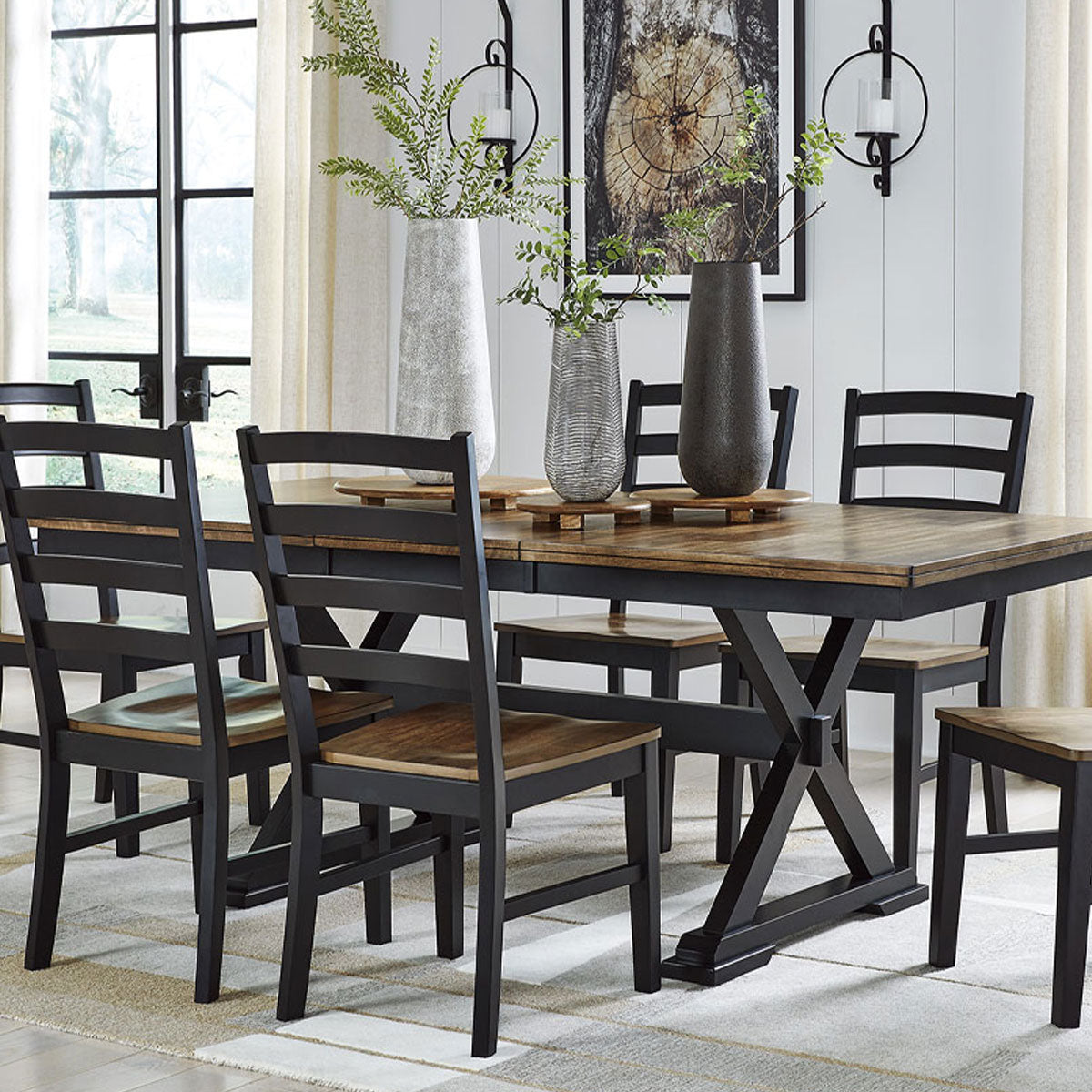 WILDENAUER TABLE W/ 6 CHAIRS