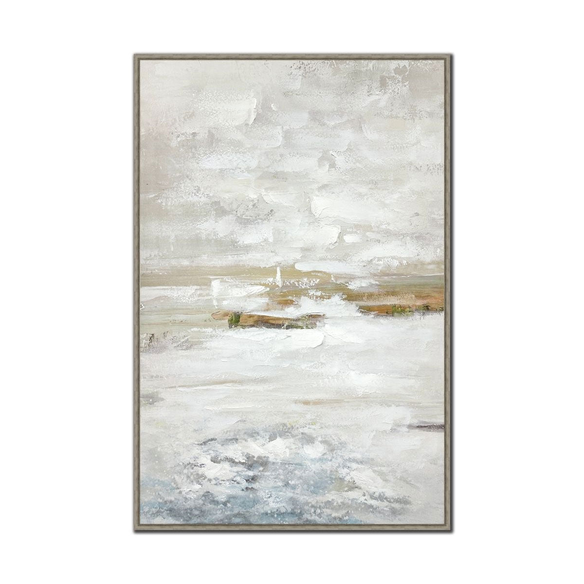 FROSTED HORIZON FRAMED ART