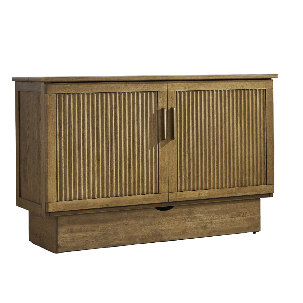 Verona Queen Brown Cabinet Bed
