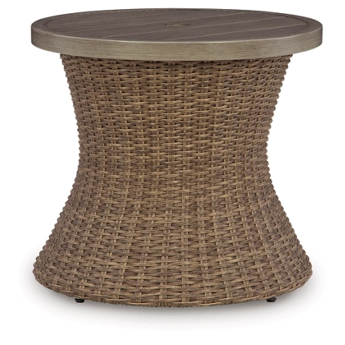 LAGUNA HEIGHTS END TABLE WITH UMBRELLA HOLE