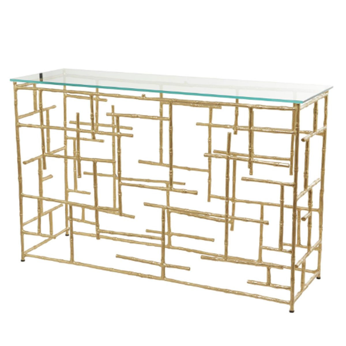 METAL GLASS CONSOLE