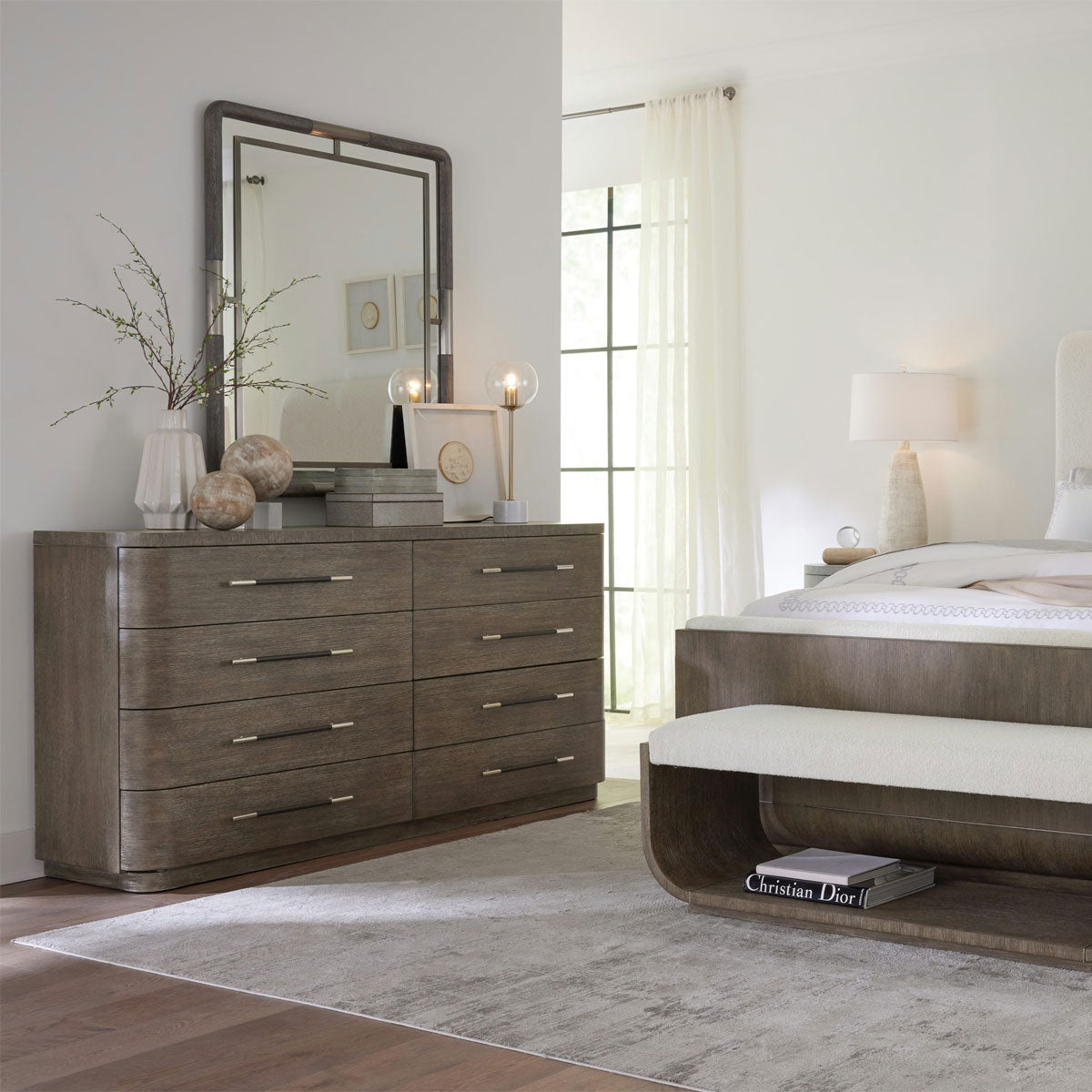 Modern Mood Dark Rectangular Mirror