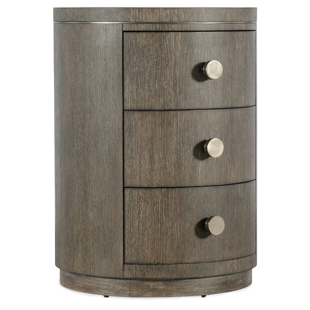 Modern Mood Drk Round Nightstand