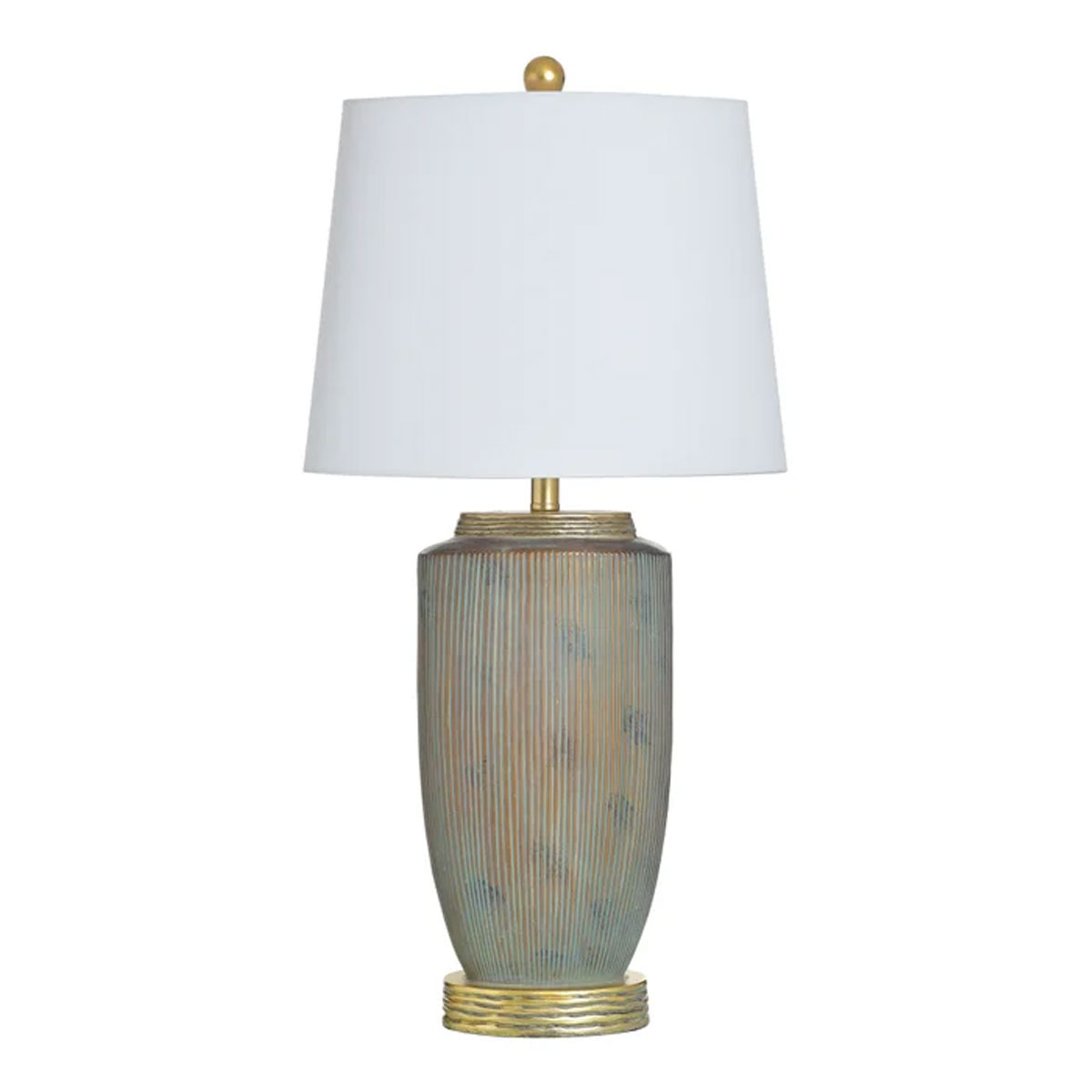 Testraffine Gold Trad Table Lamp
