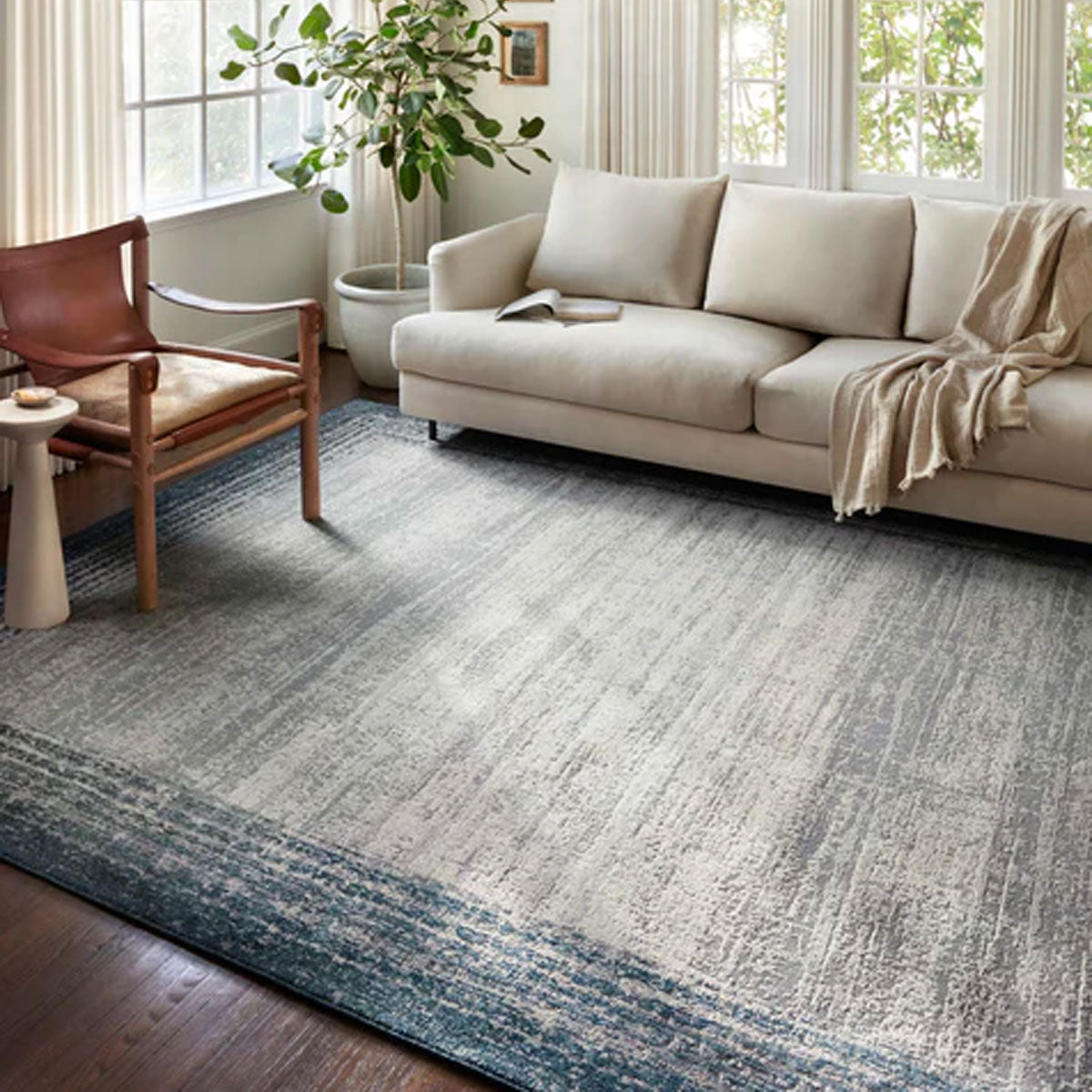 AUSTEN 2 PEB/BLU 7'10X10'6 RUG