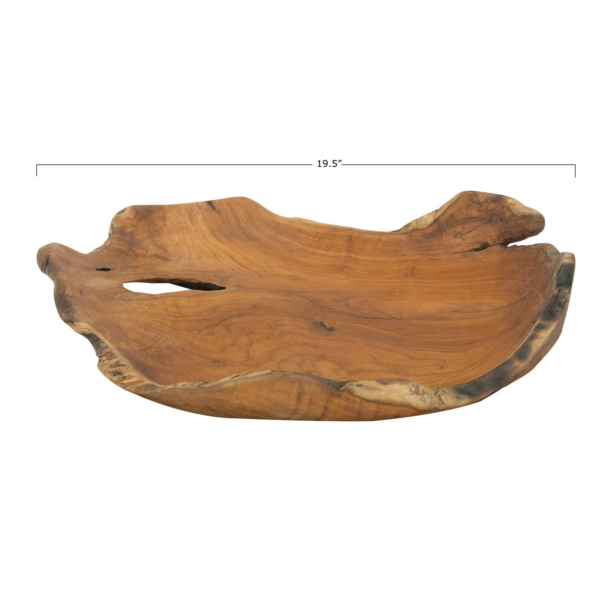 Hand Carved Teak Wood Bowl