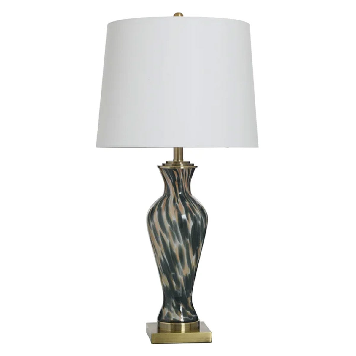 Igny Blue/gold Glass Table Lamp