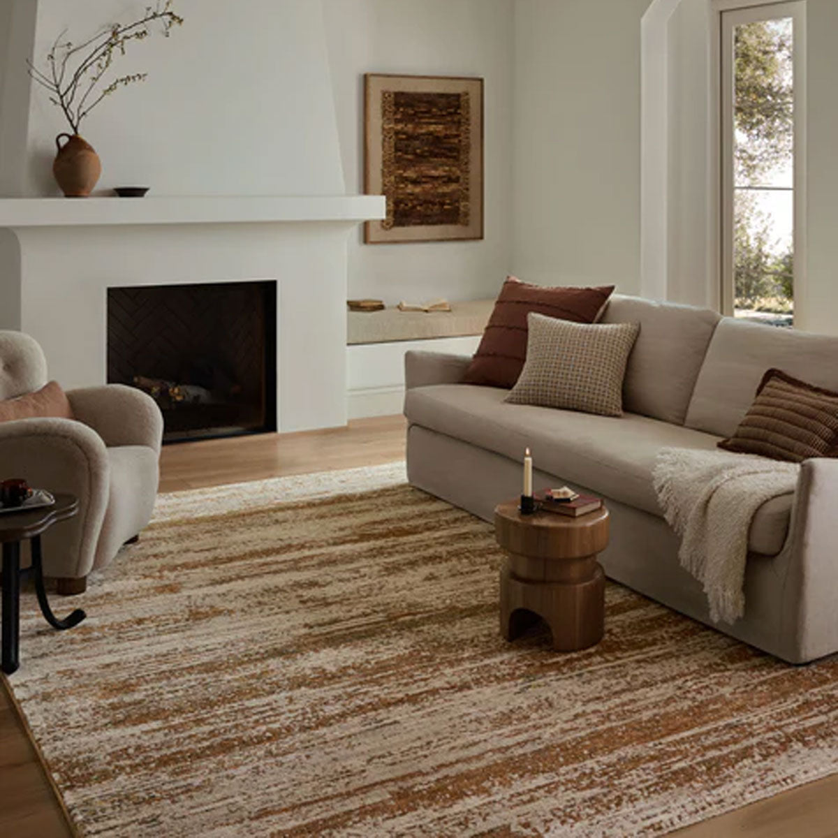 NELLIE 4 COPPER/PEBBLE 7'10X10'2 RUG