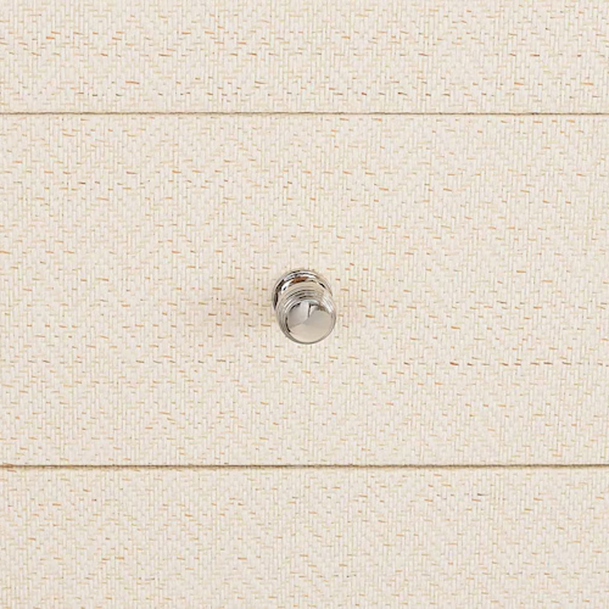 NEWBURY WHT RAFFIA 5DRW CHEST