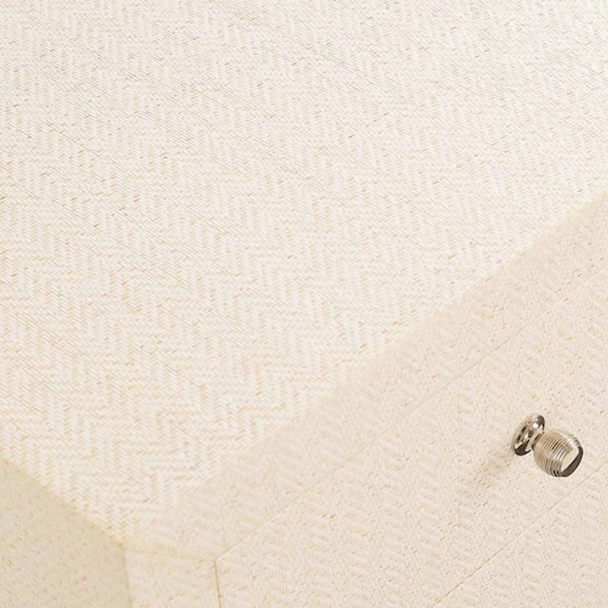 NEWBURY WHT RAFFIA 5DRW CHEST