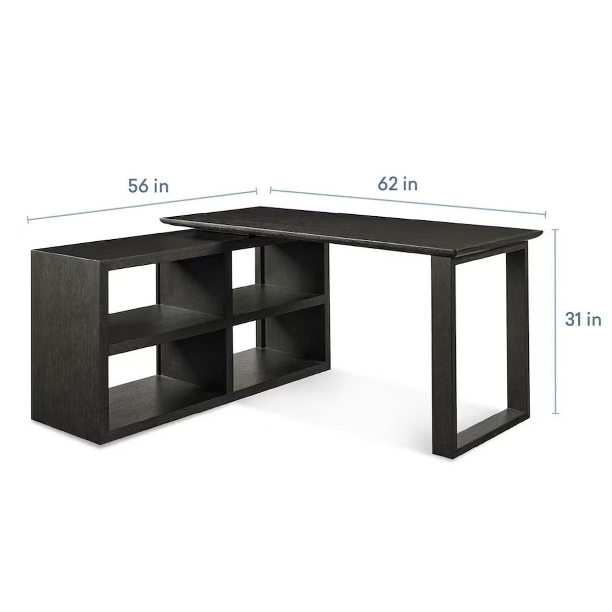 HOMEWORK MOCHA L SHAPE DESK