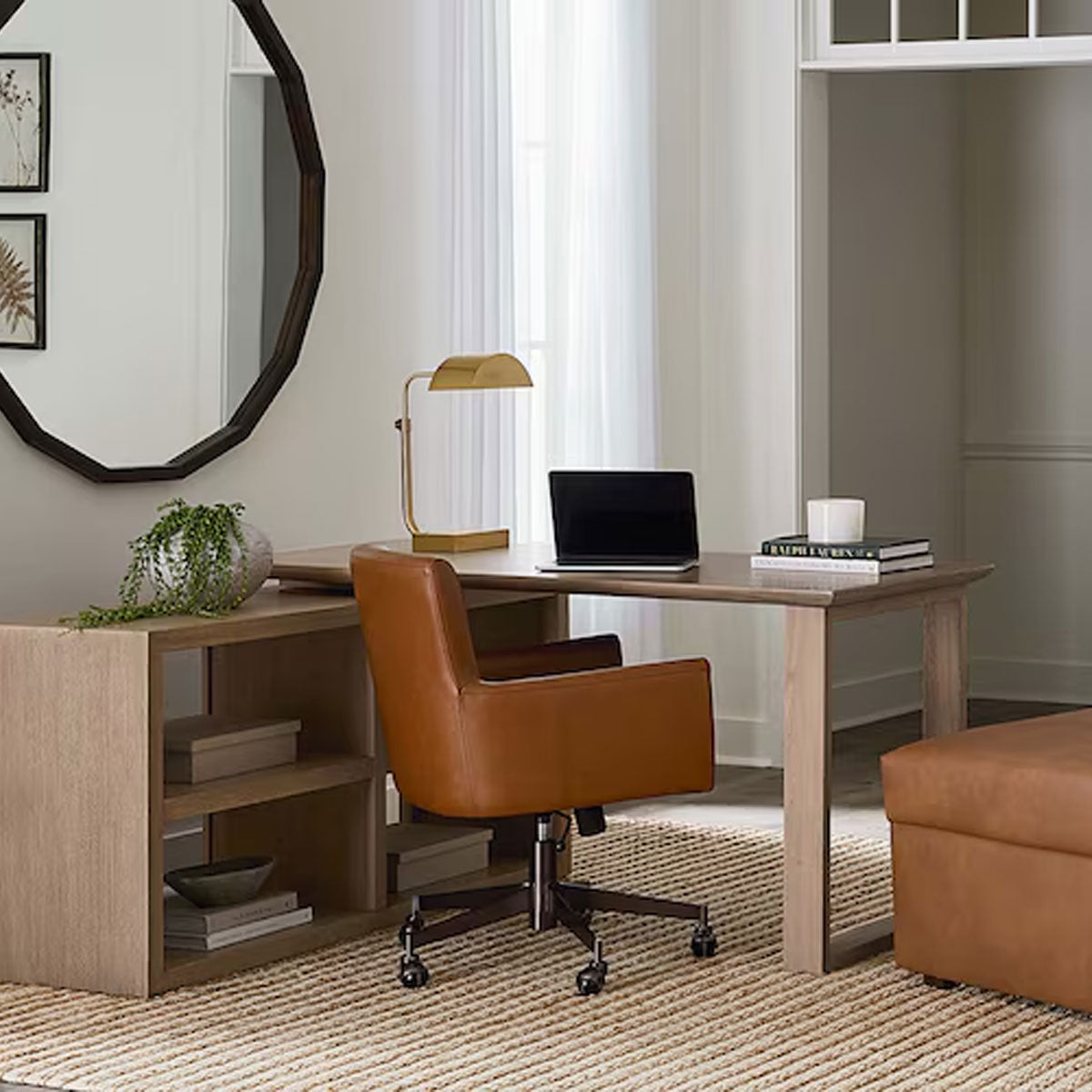 HOMEWORK NAT L SHAPE DESK