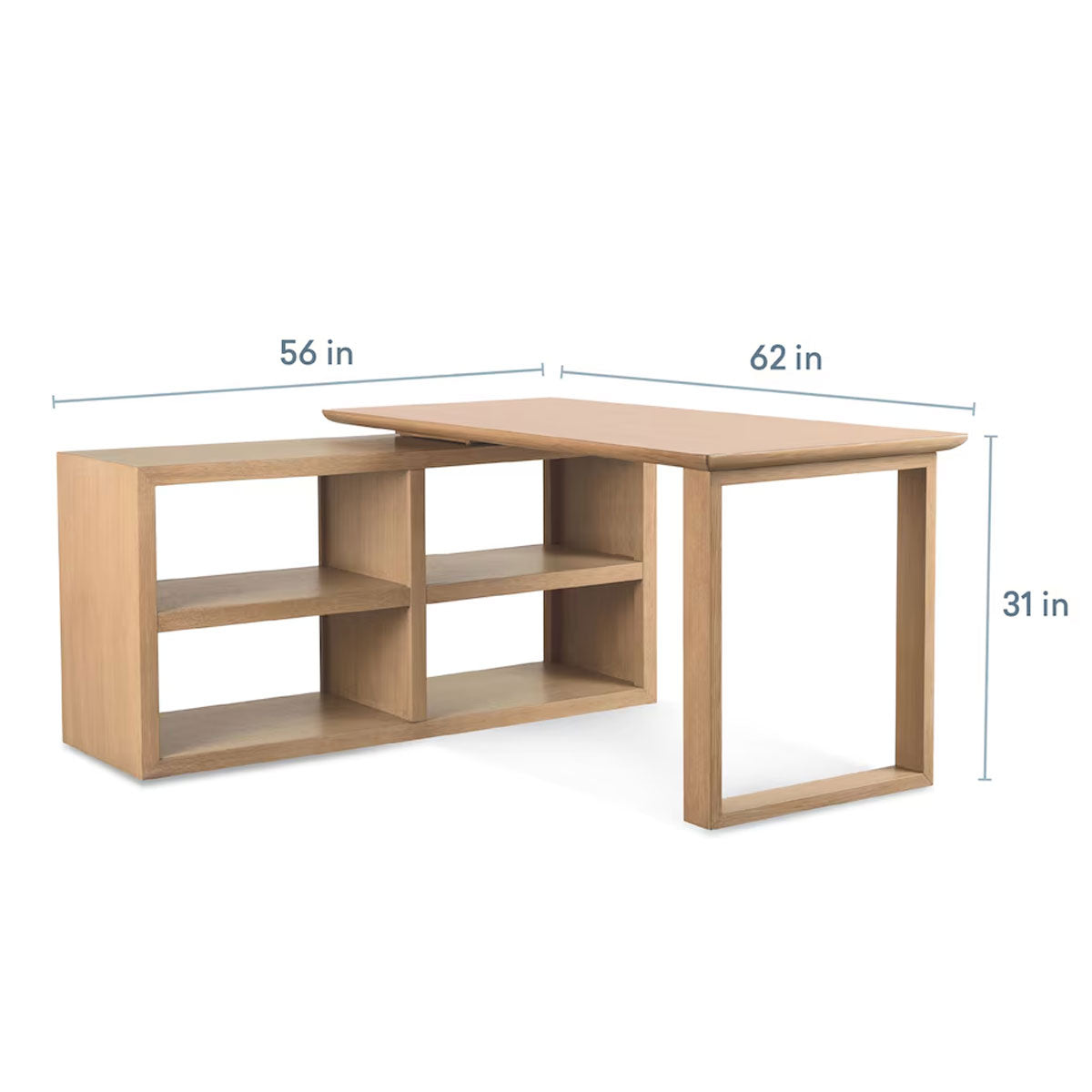 HOMEWORK NAT L SHAPE DESK