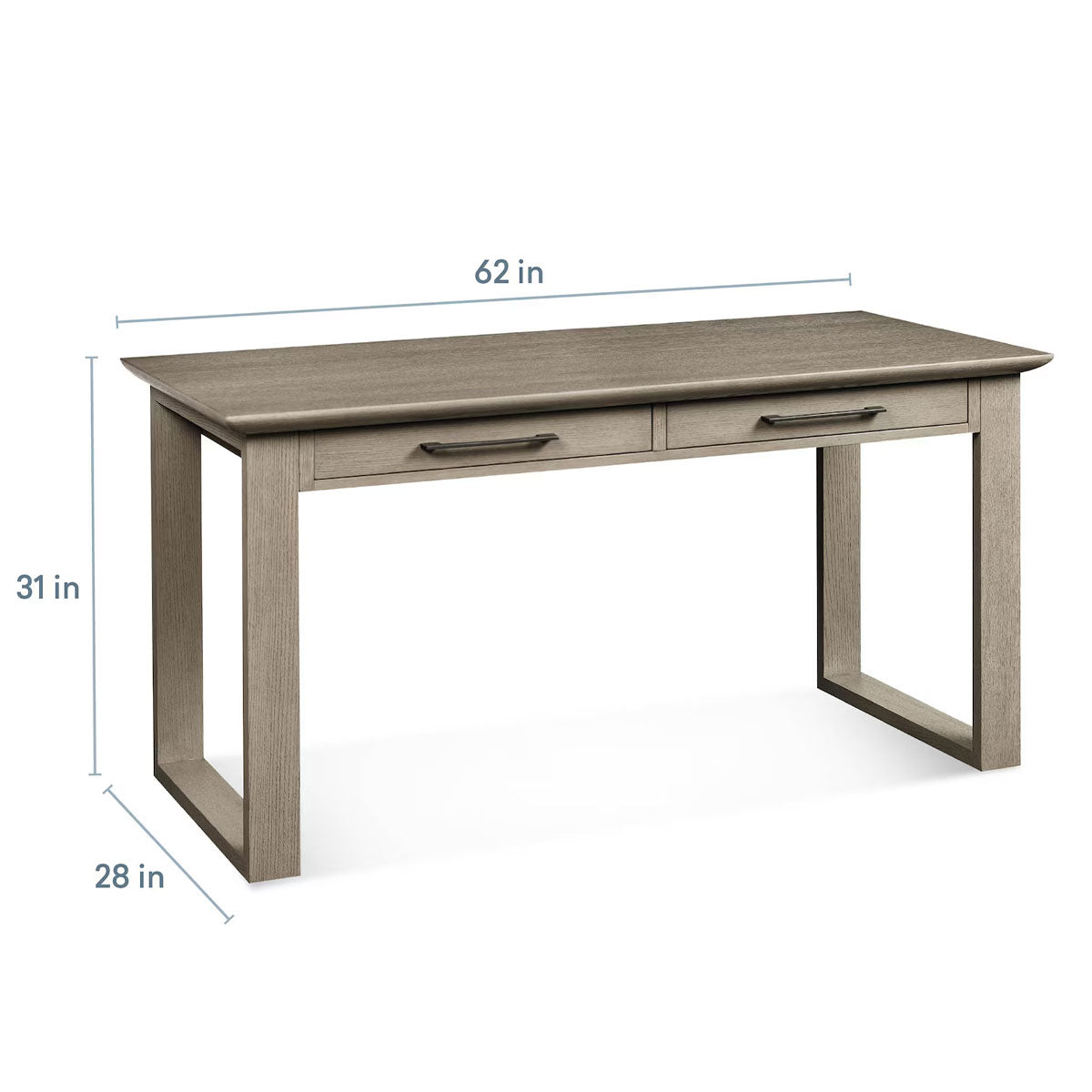 HOMEWORK GREY DESK W/DRAWERS