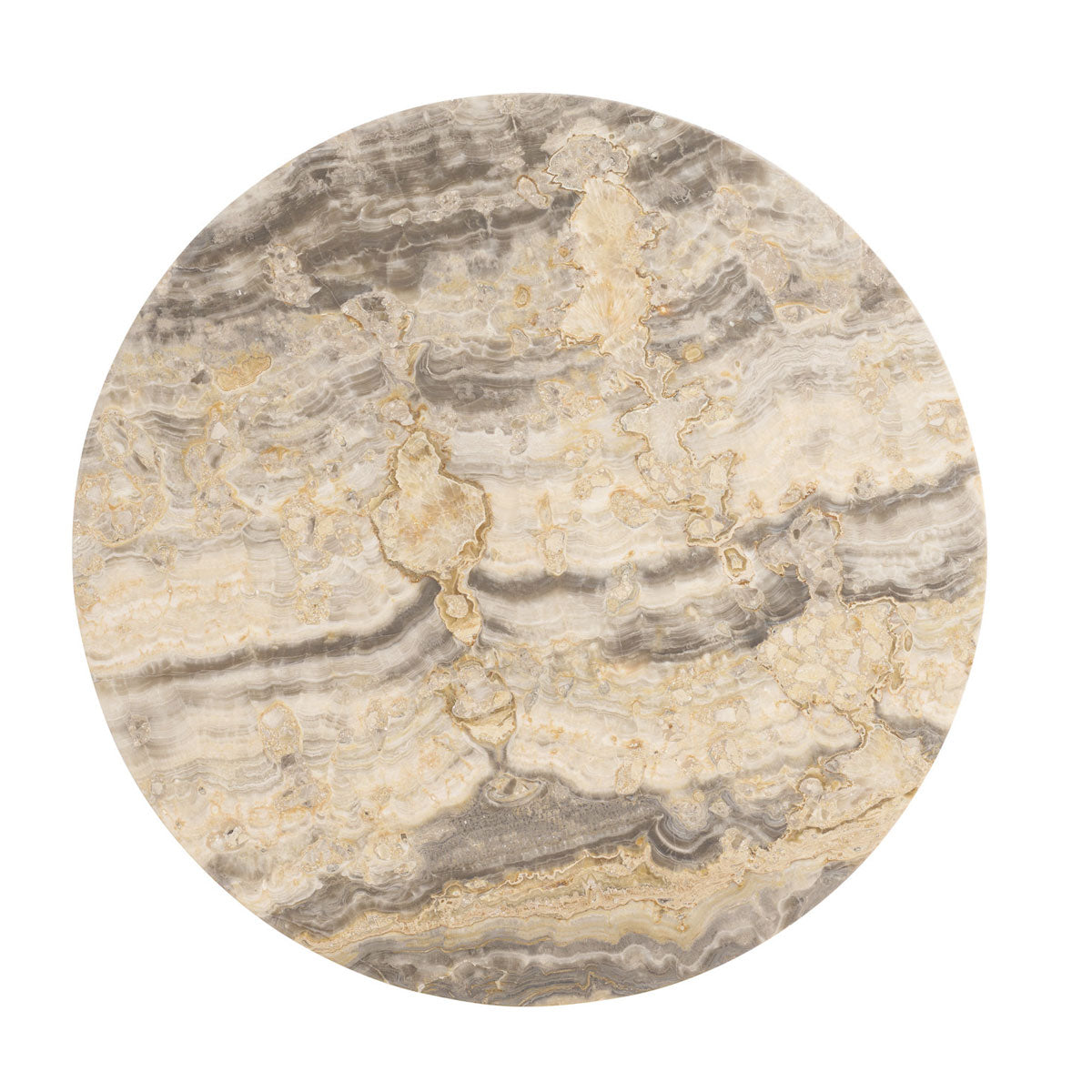 LOWERY ROUND METAL ACCENT TABLE
