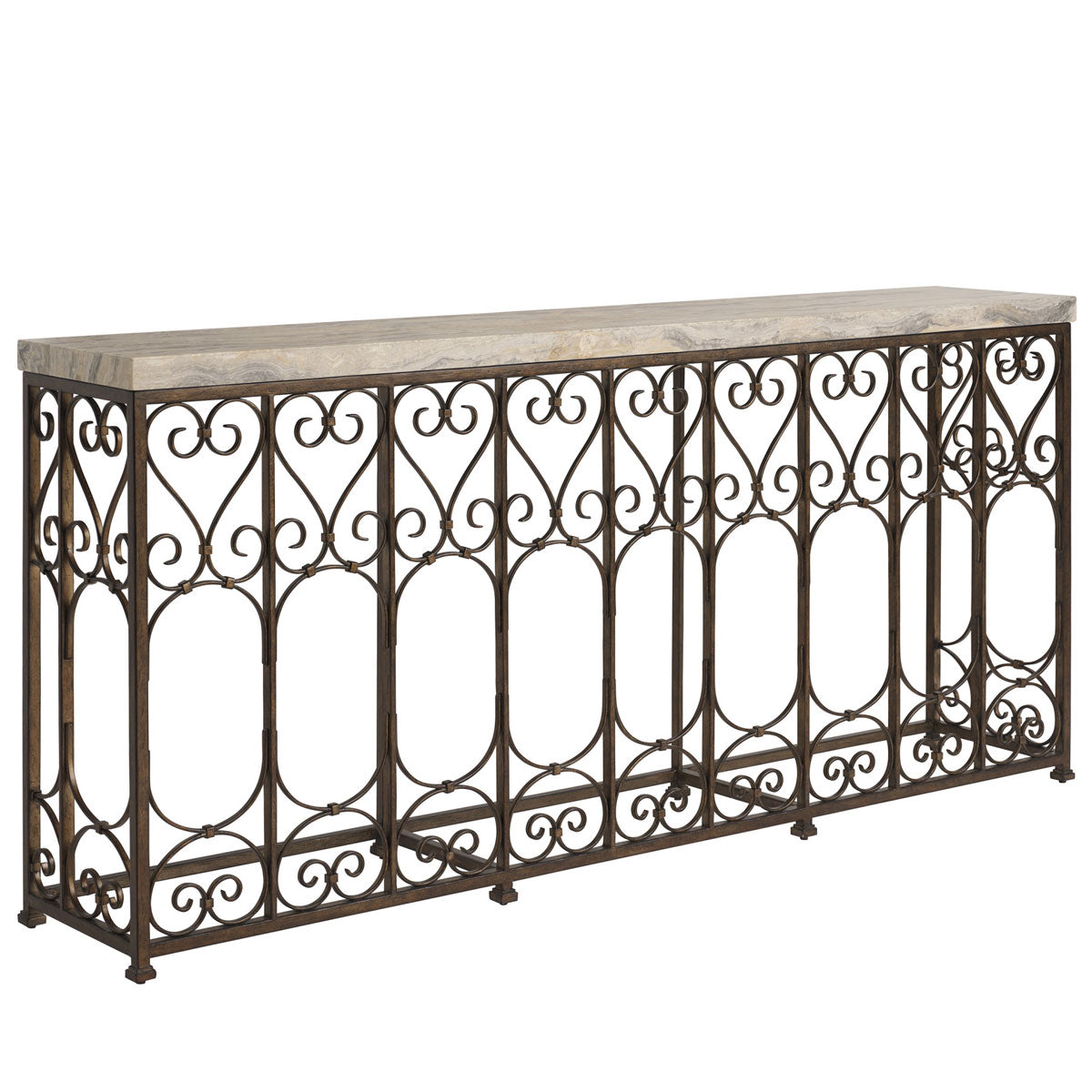 FLETCHER METAL CONSOLE TABLE