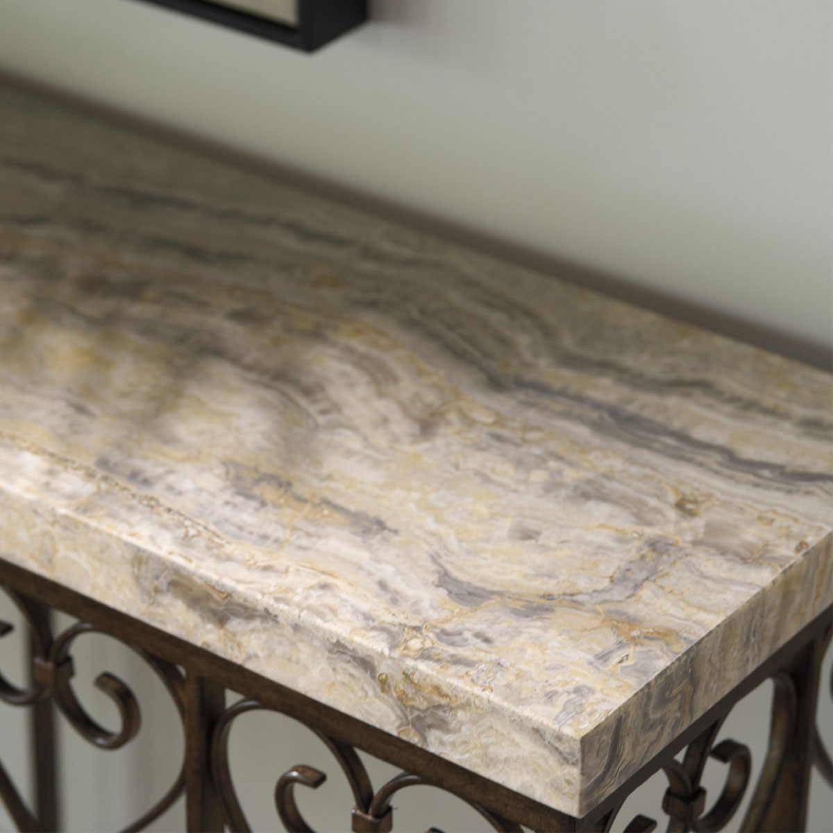 FLETCHER METAL CONSOLE TABLE