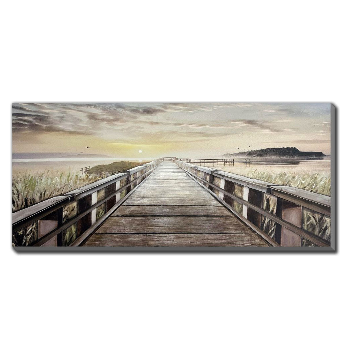 BOARDWALK IN THE SUN CANVAS