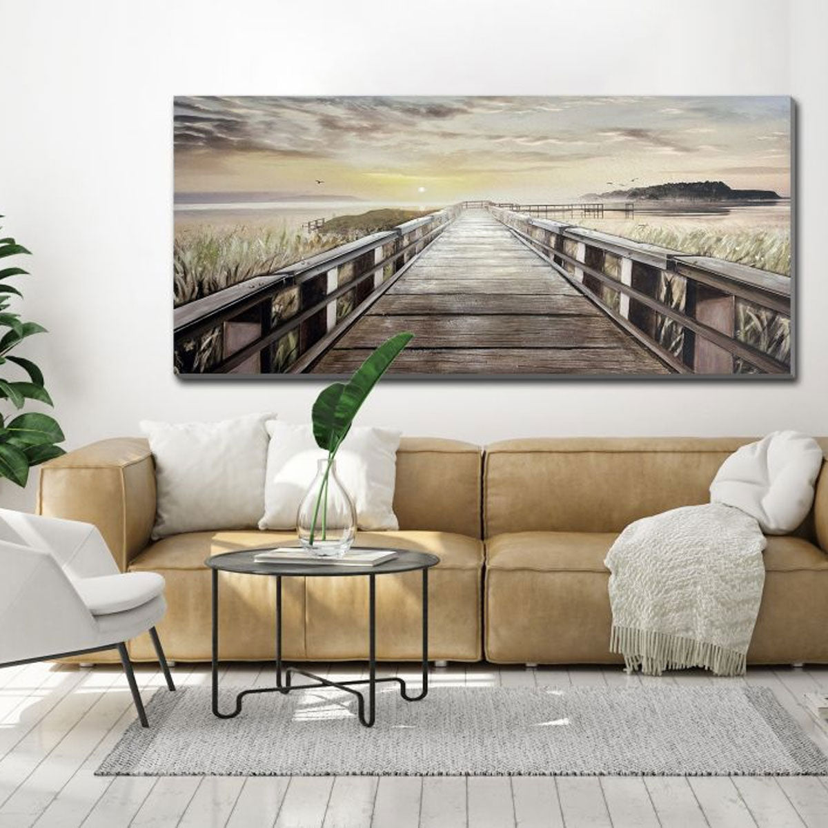 BOARDWALK IN THE SUN CANVAS