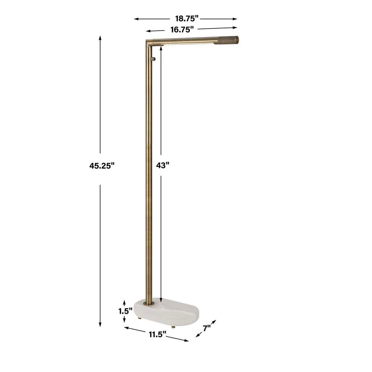 Highlight Ant Brass Floor Lamp