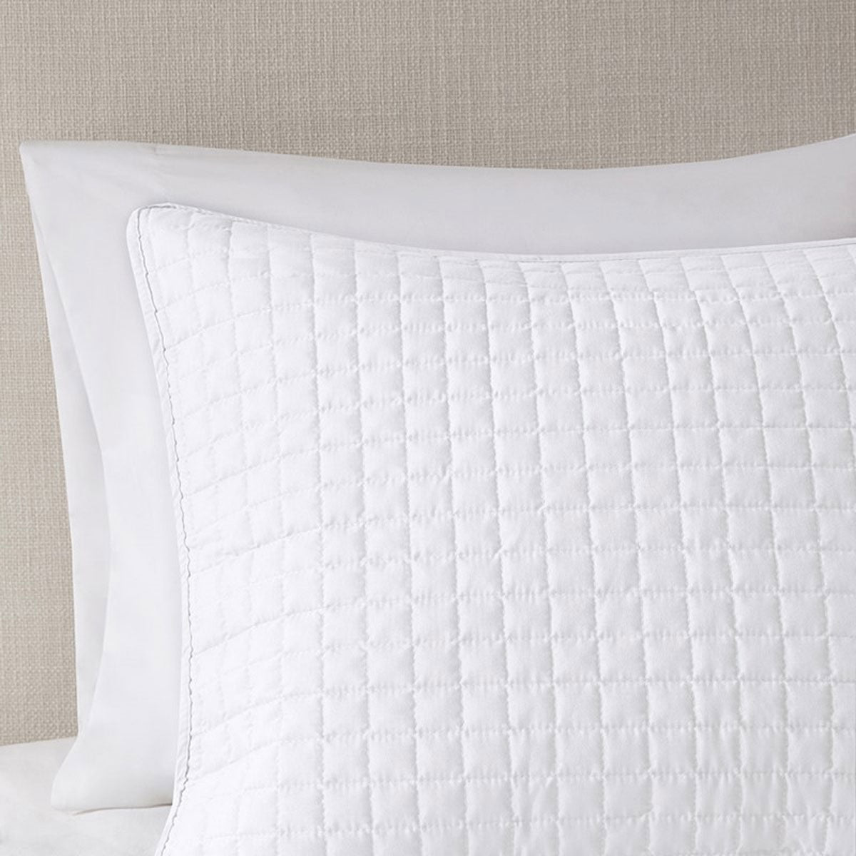 Otto 3 Pc Quilt Set White Queen