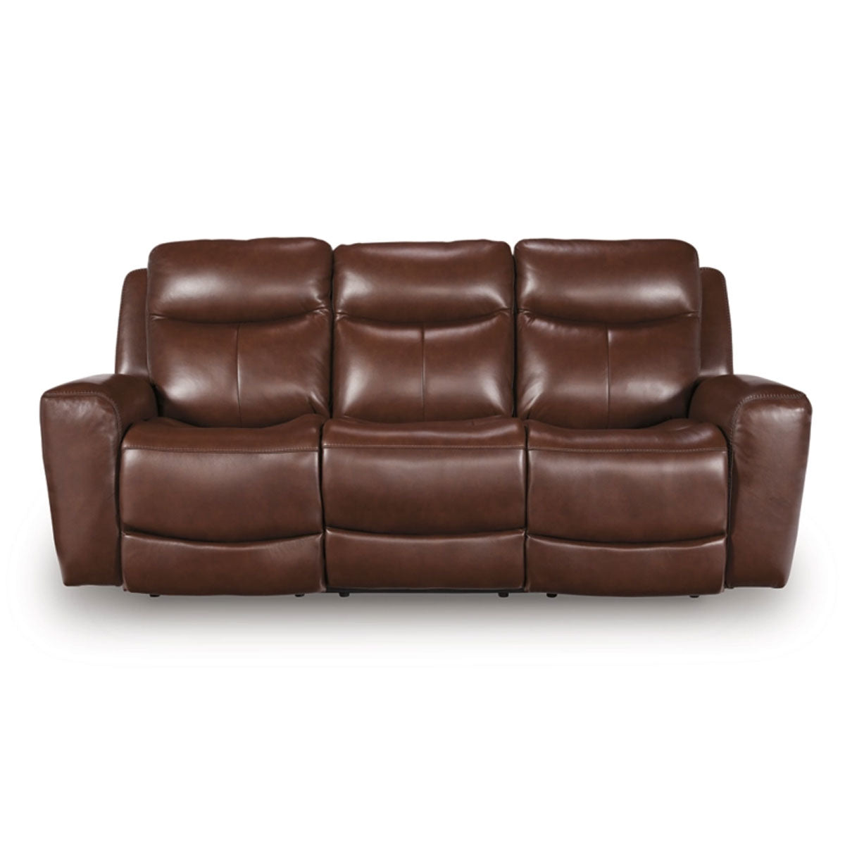 Next Move Mahog Power Headrest Sofa
