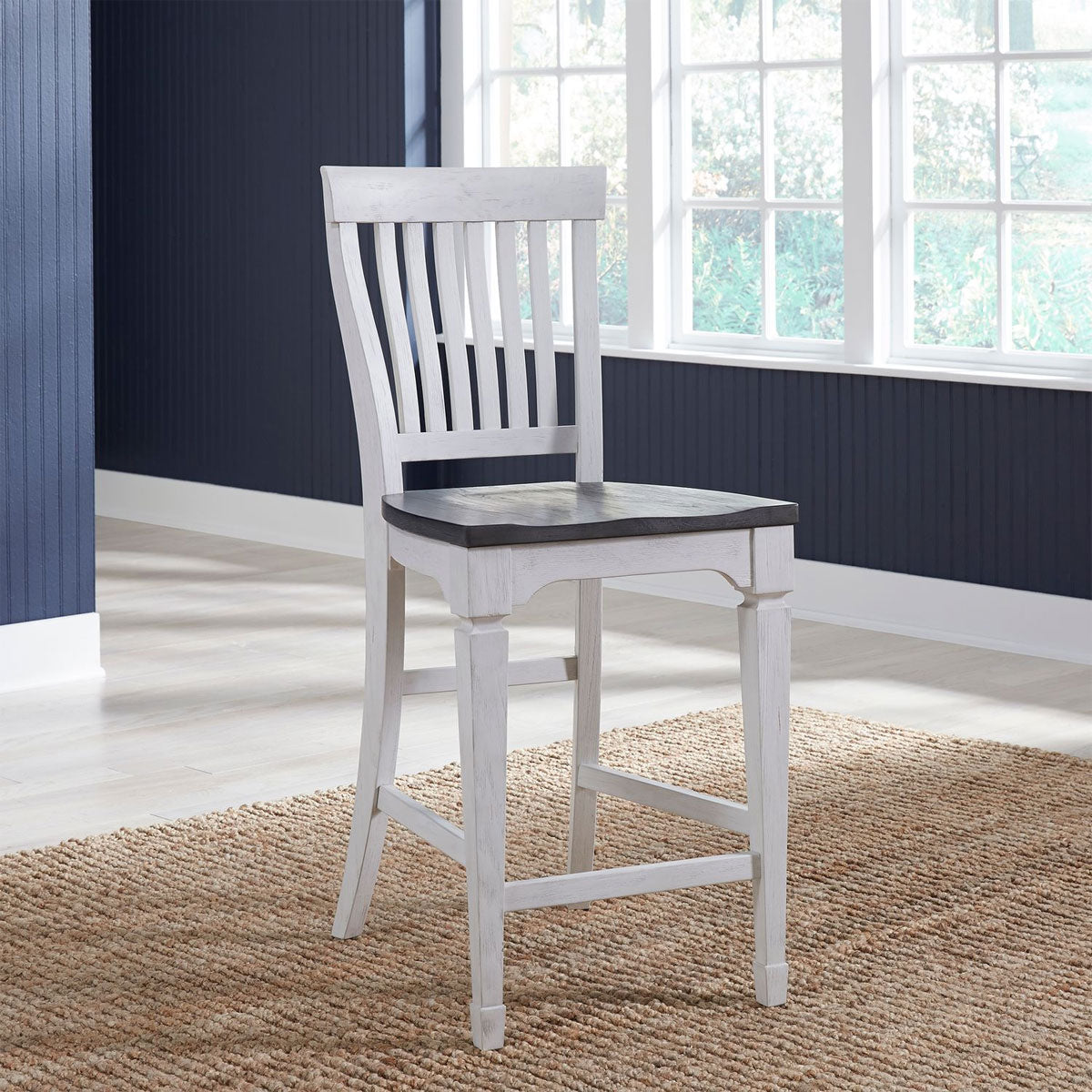 ALLYSON PARK CNT SLAT BK CHAIR