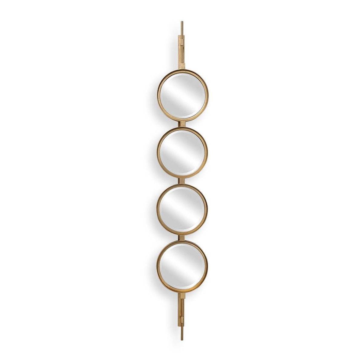 Gold Frame Button Mirror