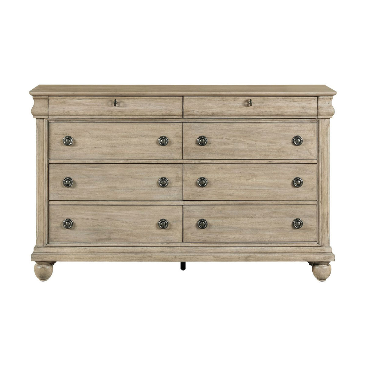 RUSTIC TRAD 8 DRW DRESSER