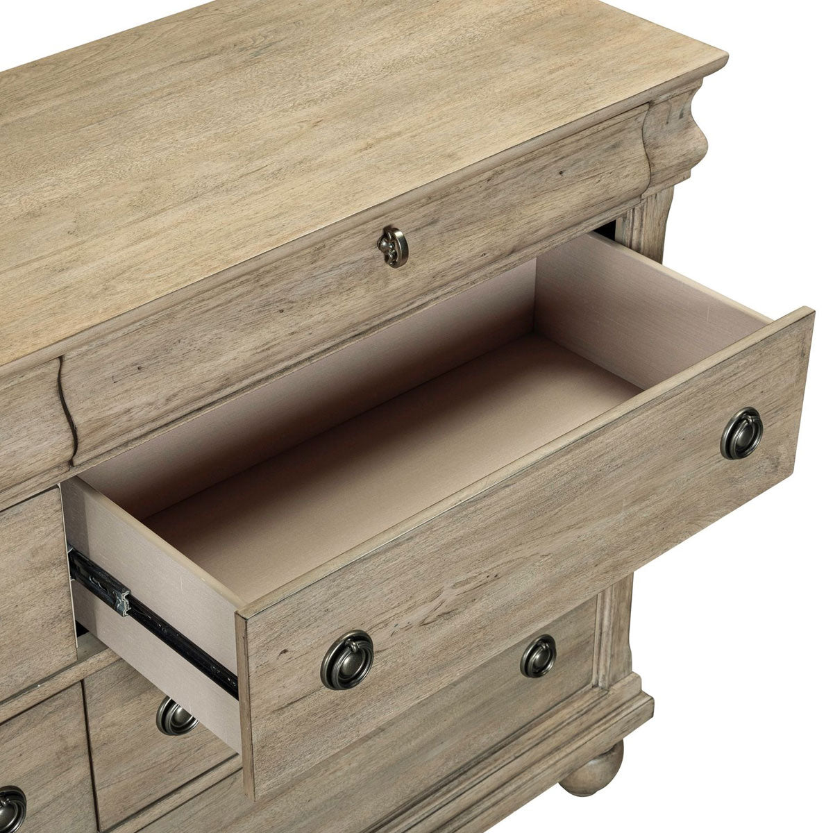 RUSTIC TRAD 8 DRW DRESSER