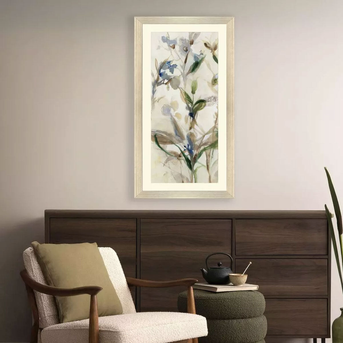 WILD GRASS LEFT FRAMED ART