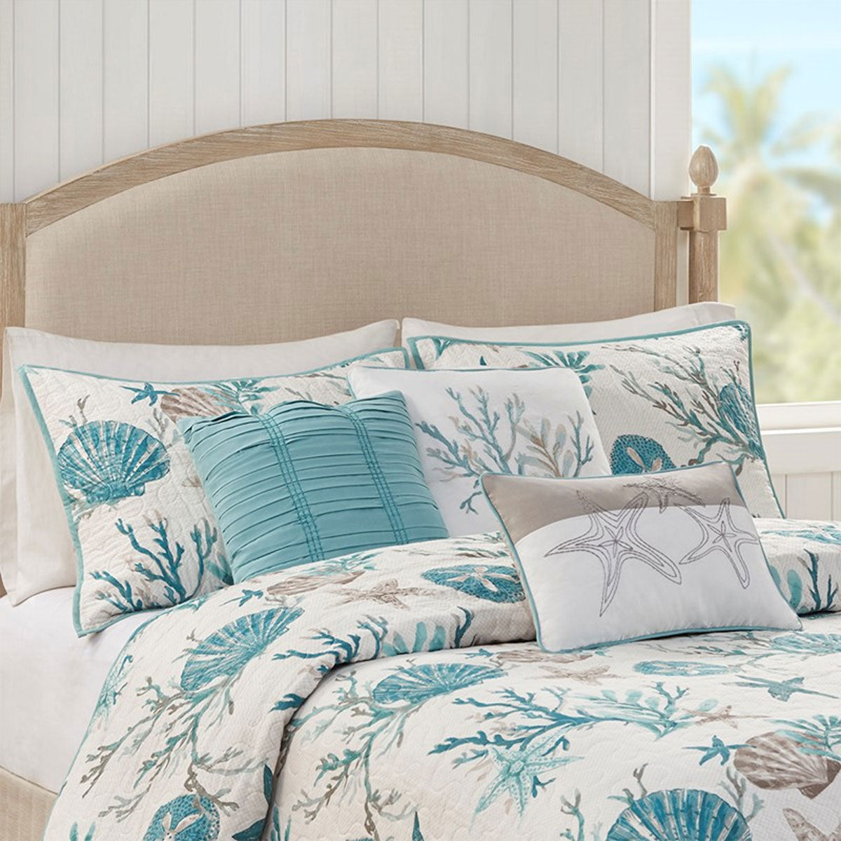 Pble Beach 6pc Queen Quilt Set