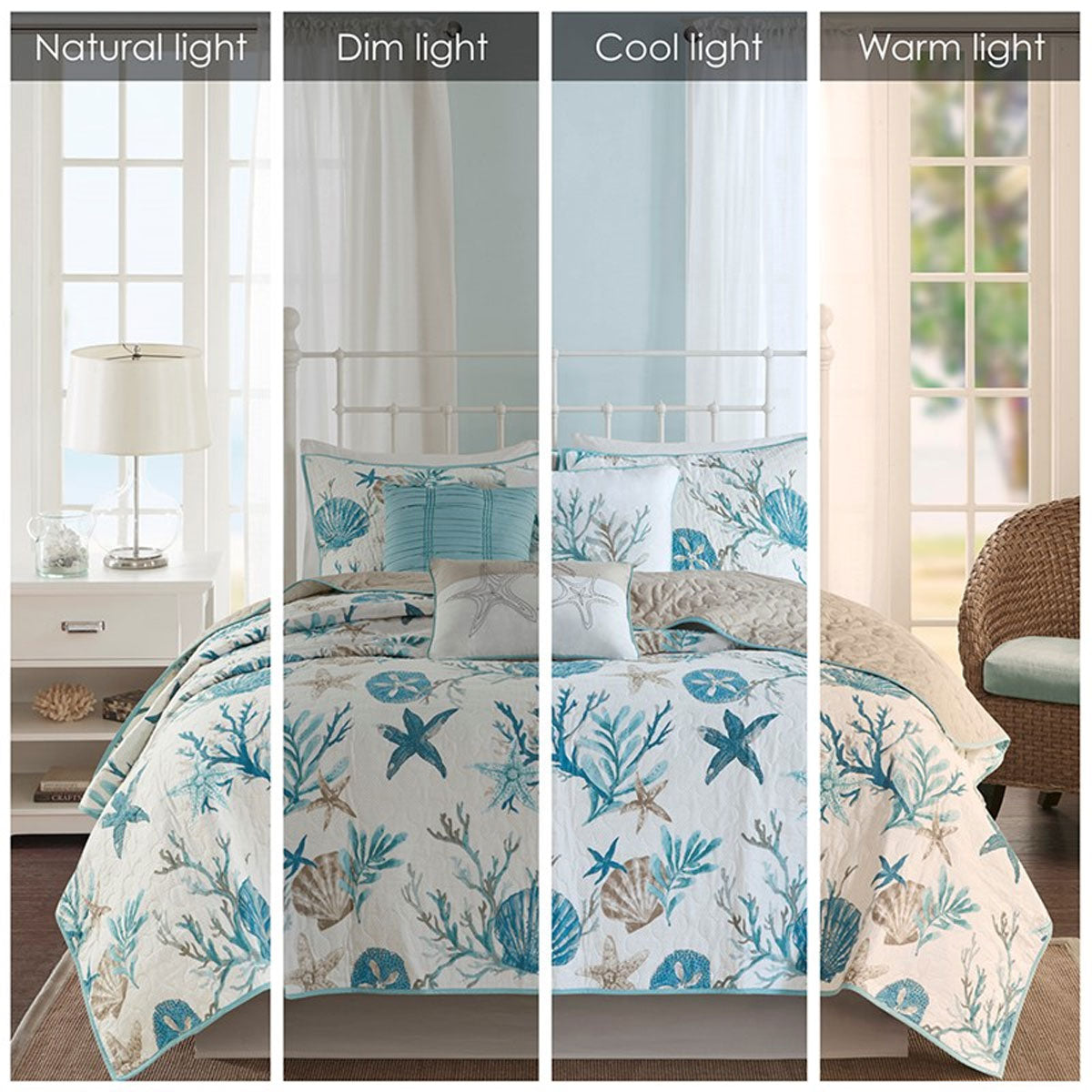 Pble Beach Aqua 6 Pc Kg Set