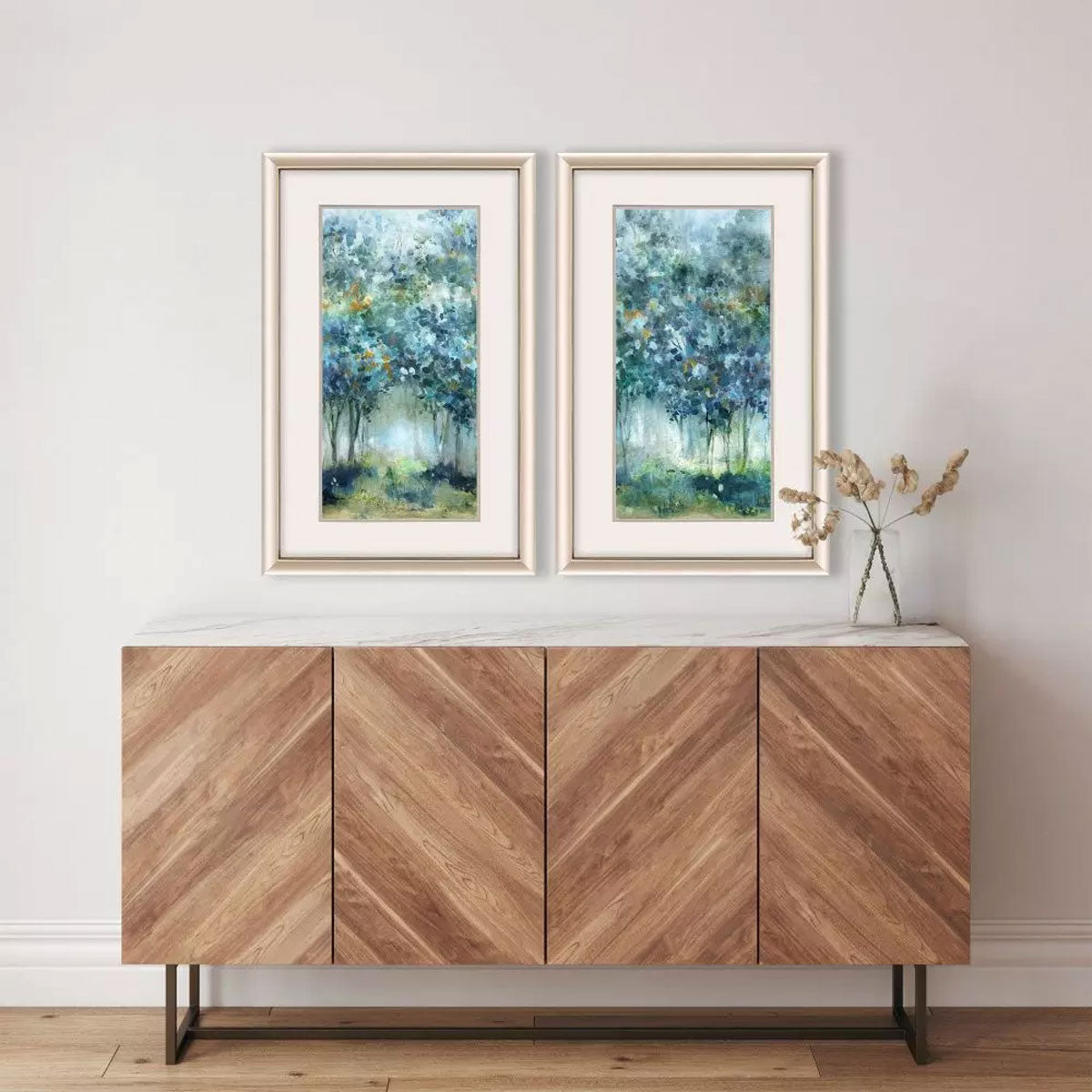 TREE MIST S/2 FRM ART