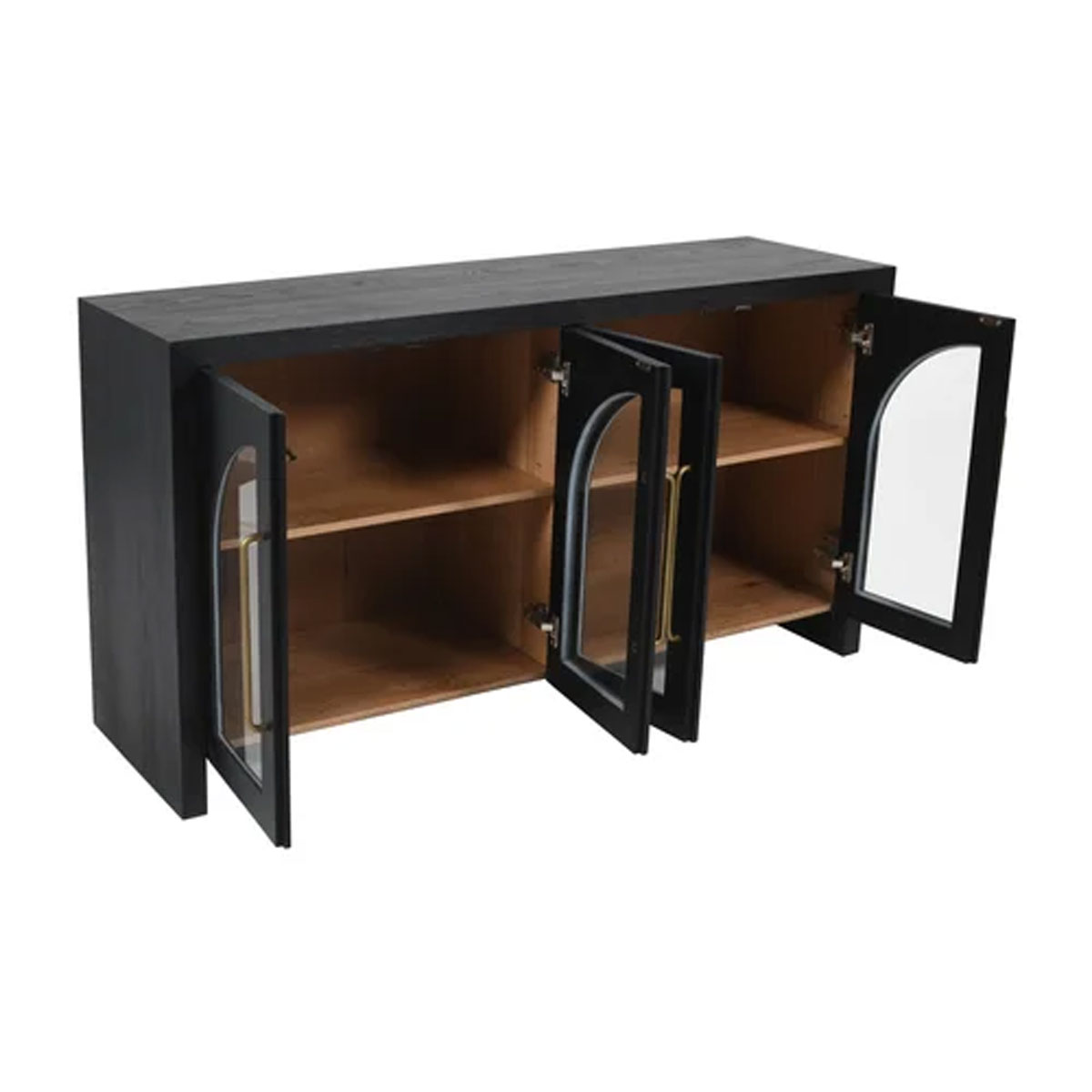 ARCHIMEDES 60" BLACK 4DR CONSO
