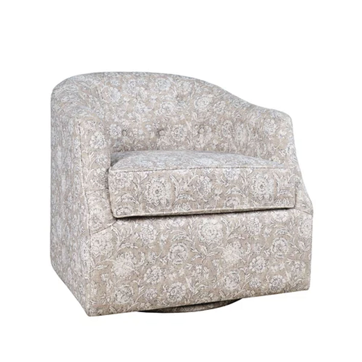 LOTTIE SAND SWIVEL ACCENT CHAIR