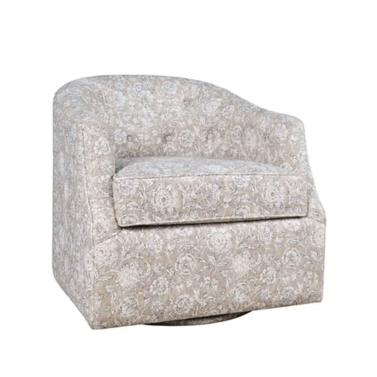 LOTTIE SAND SWIVEL ACCENT CHAIR