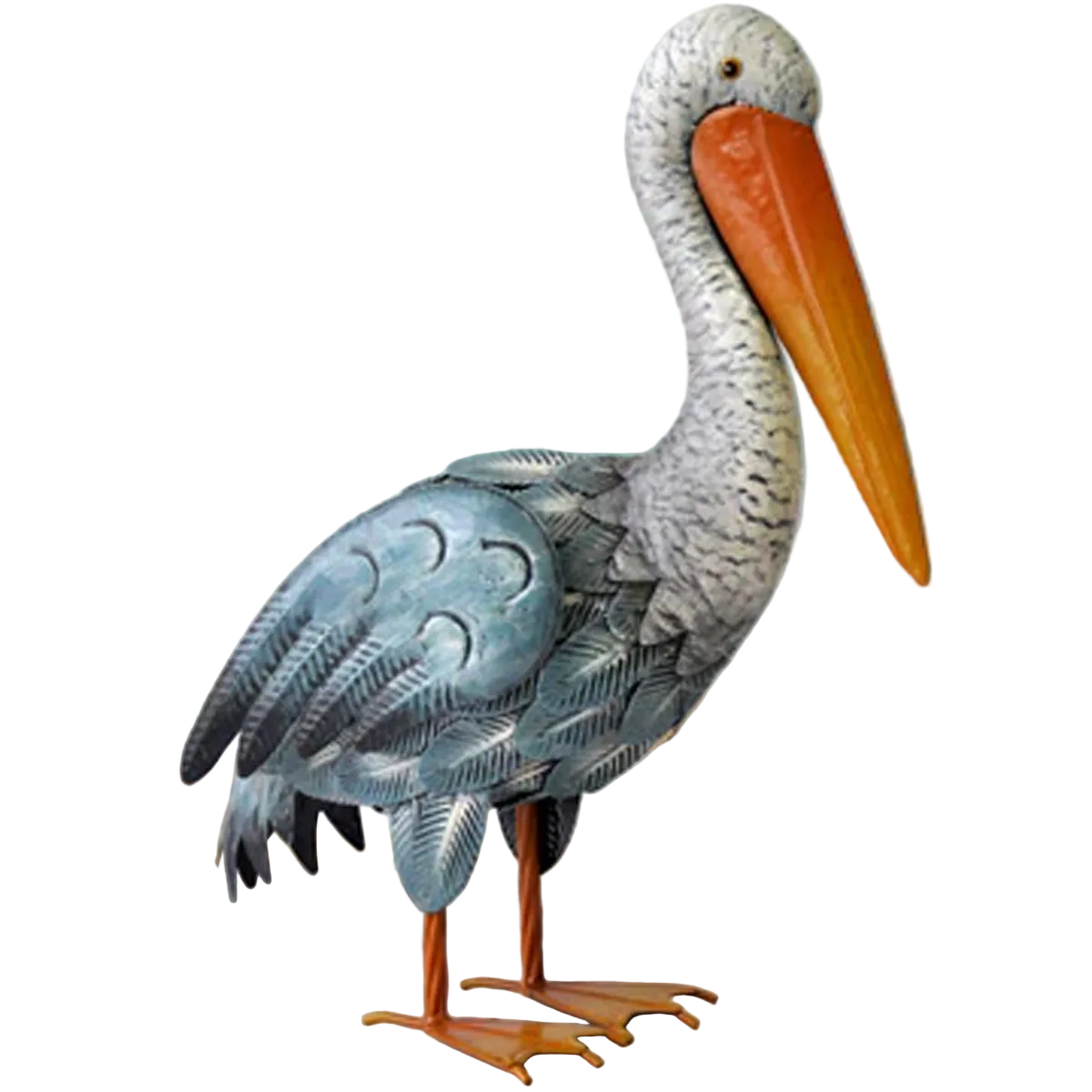 Pelican Metal Statue